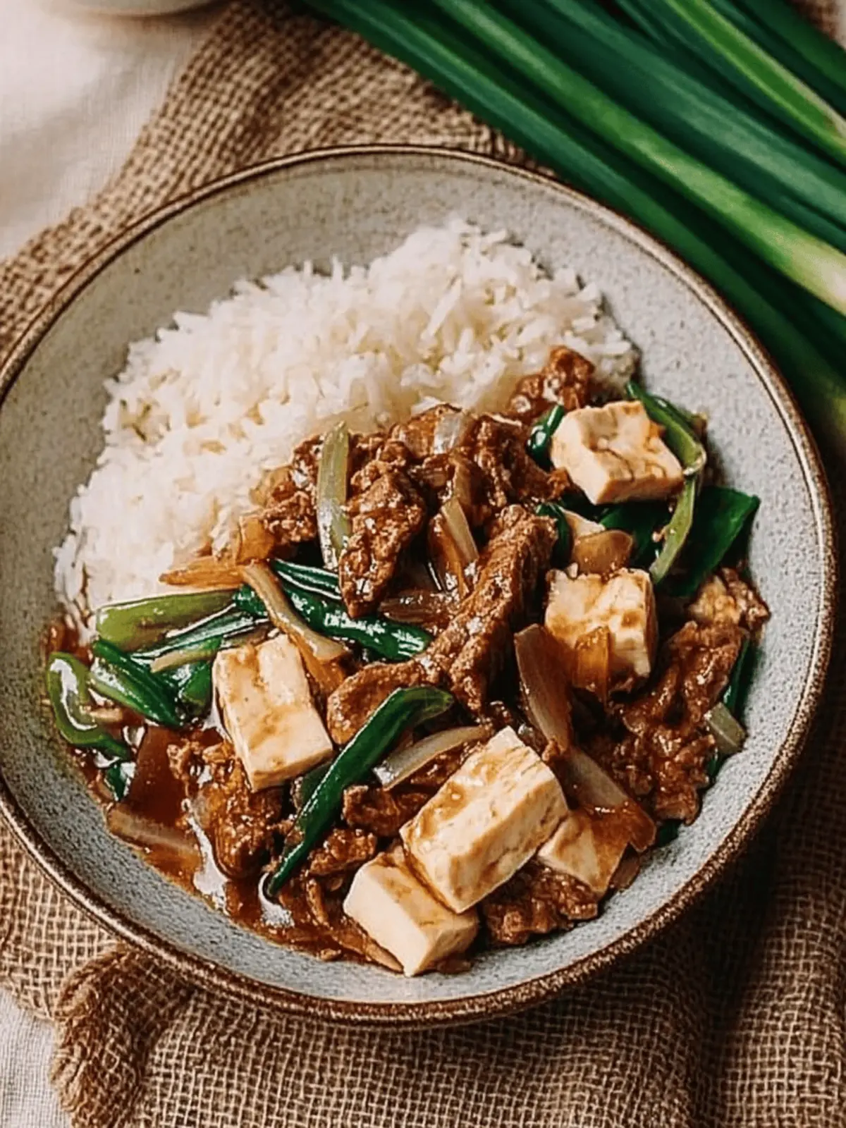 Beef Tofu Stir Fry