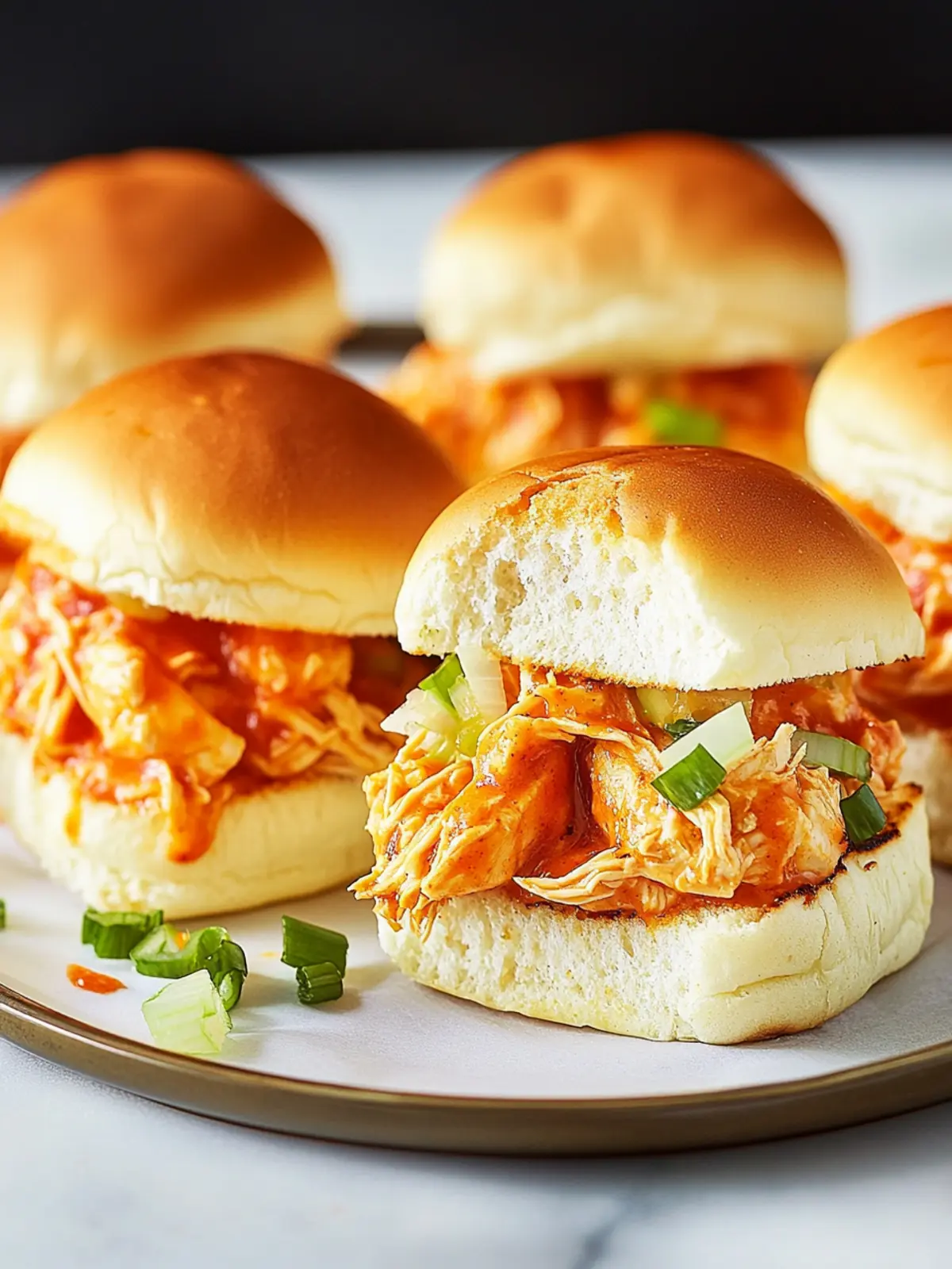 Instant Pot Buffalo Chicken Sliders