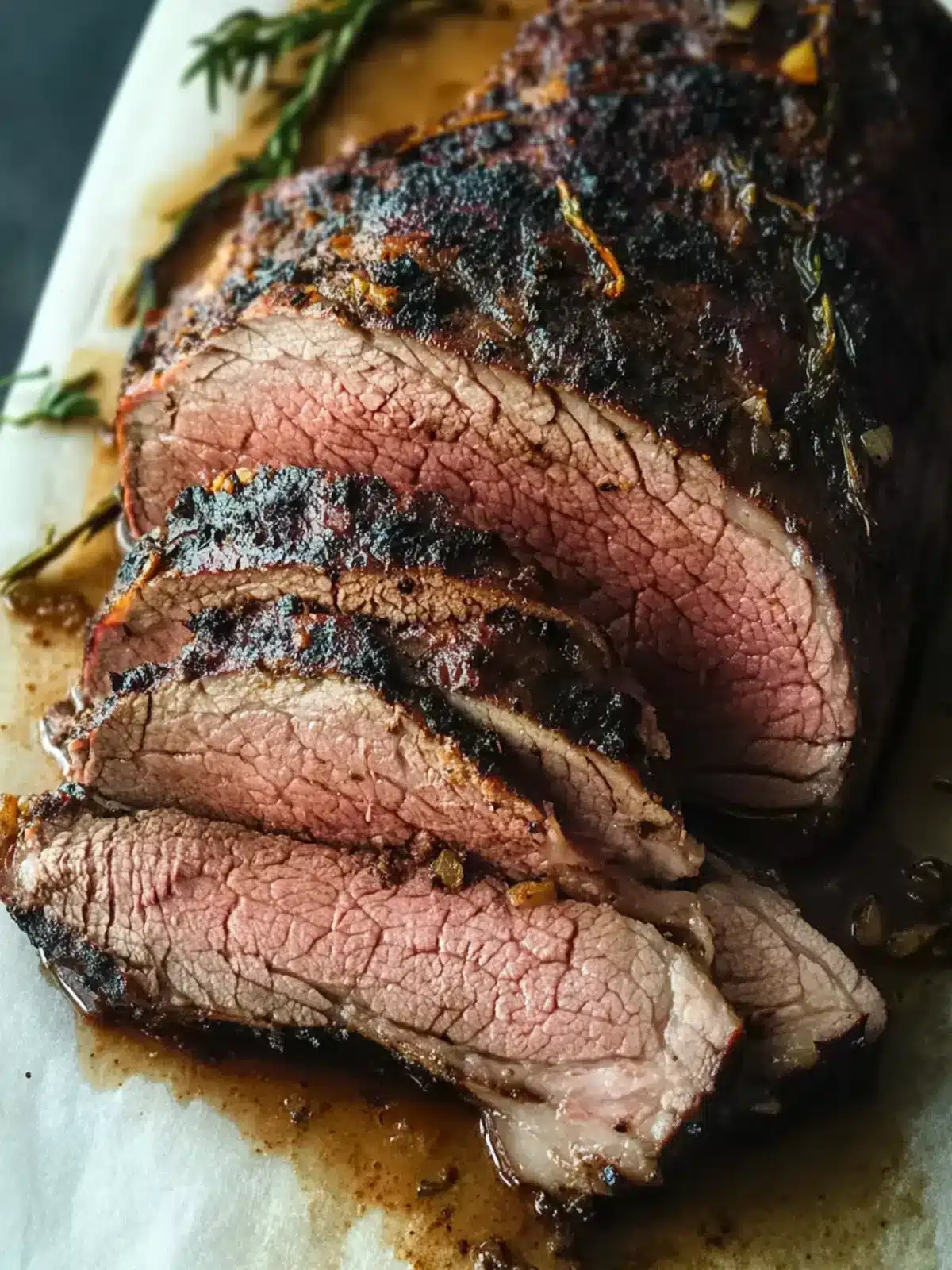 Slow-Cooked Beef Loin Tri-Tip Roast