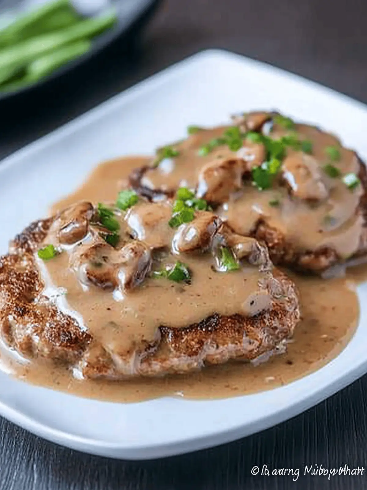 Irresistible Pork Burger Steak with Mushroom Gravy Delight 2 Pork Burger Steak with Mushroom Gravy
