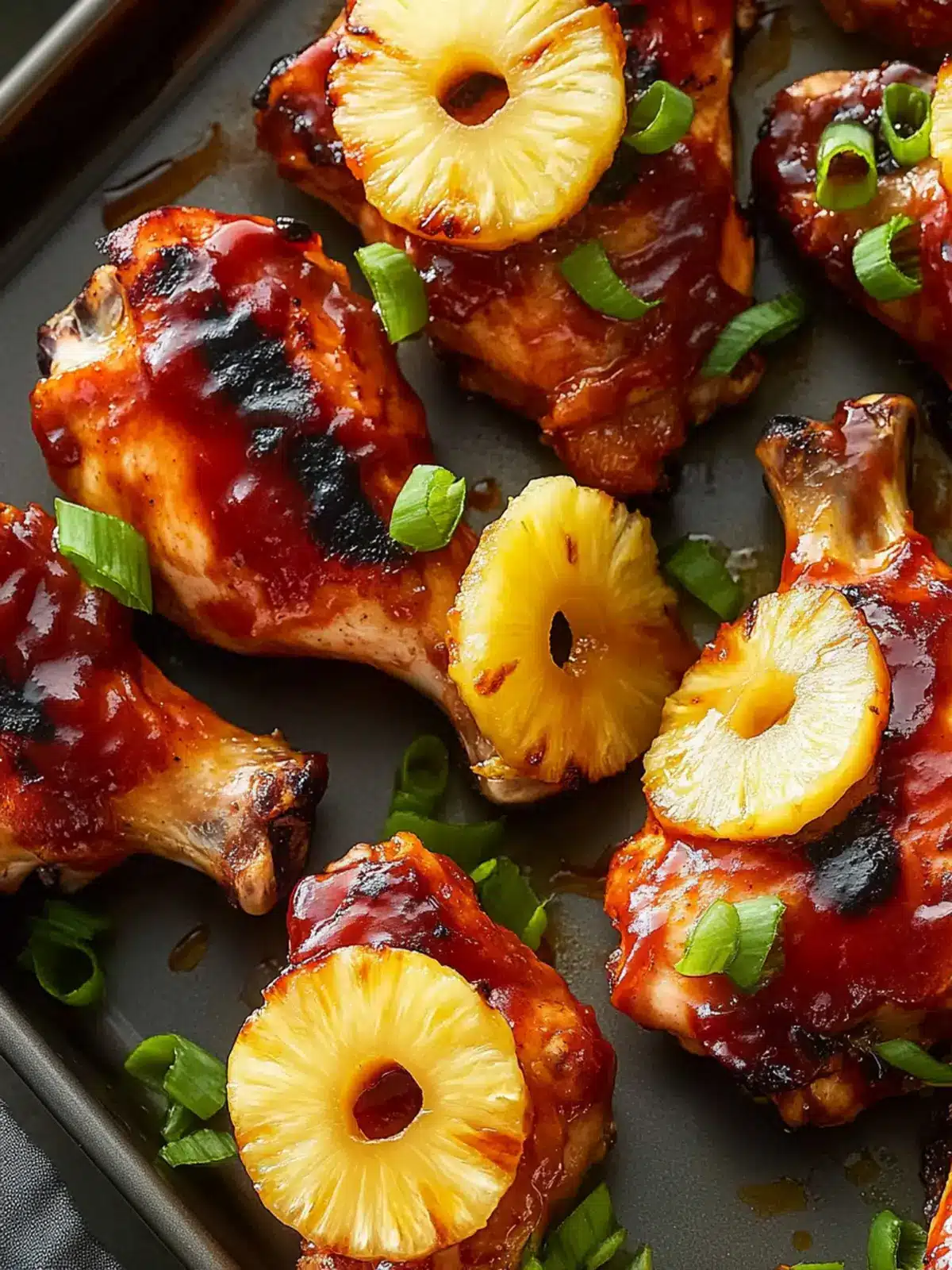 Sheet-Pan BBQ Pineapple Chicken