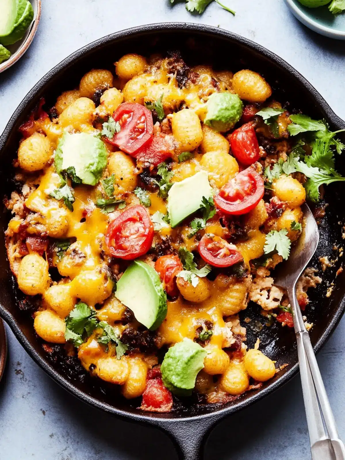 Taco Gnocchi Bake
