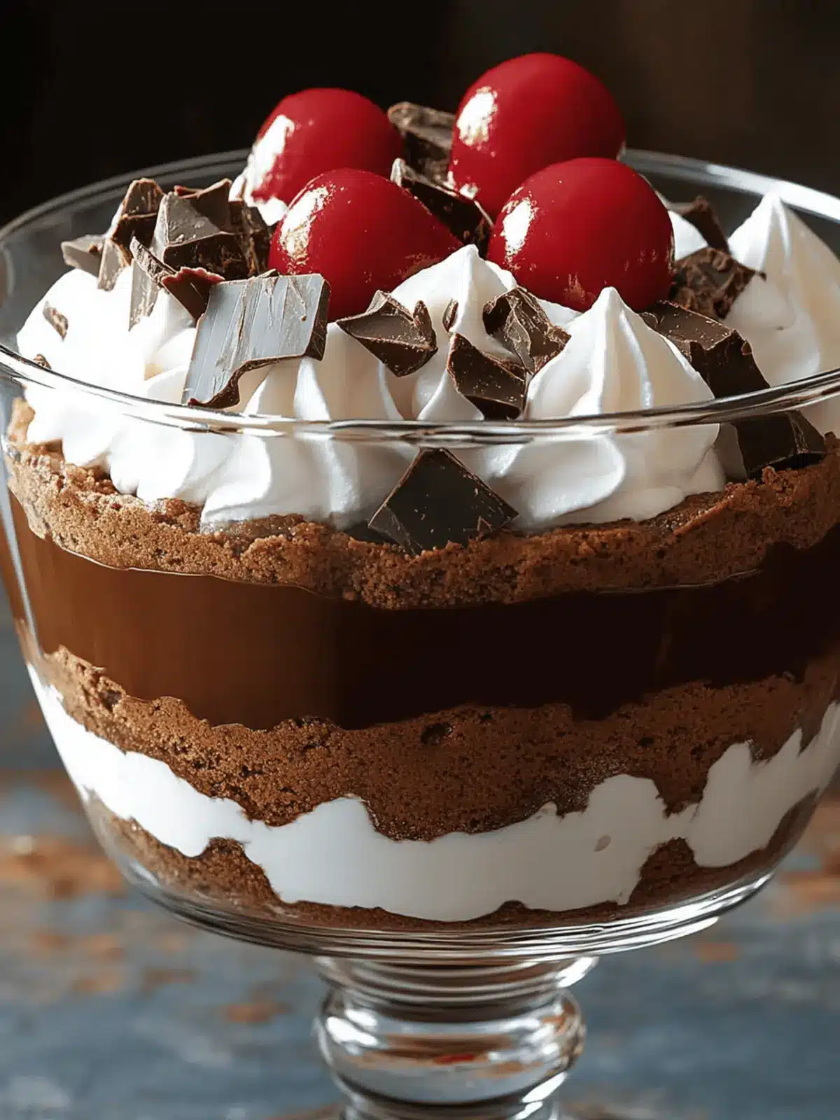 Decadent Fudge Brownie Chocolate Trifle Delight for Sweet Moments 4 Decadent Fudge Brownie Chocolate Trifle Delight