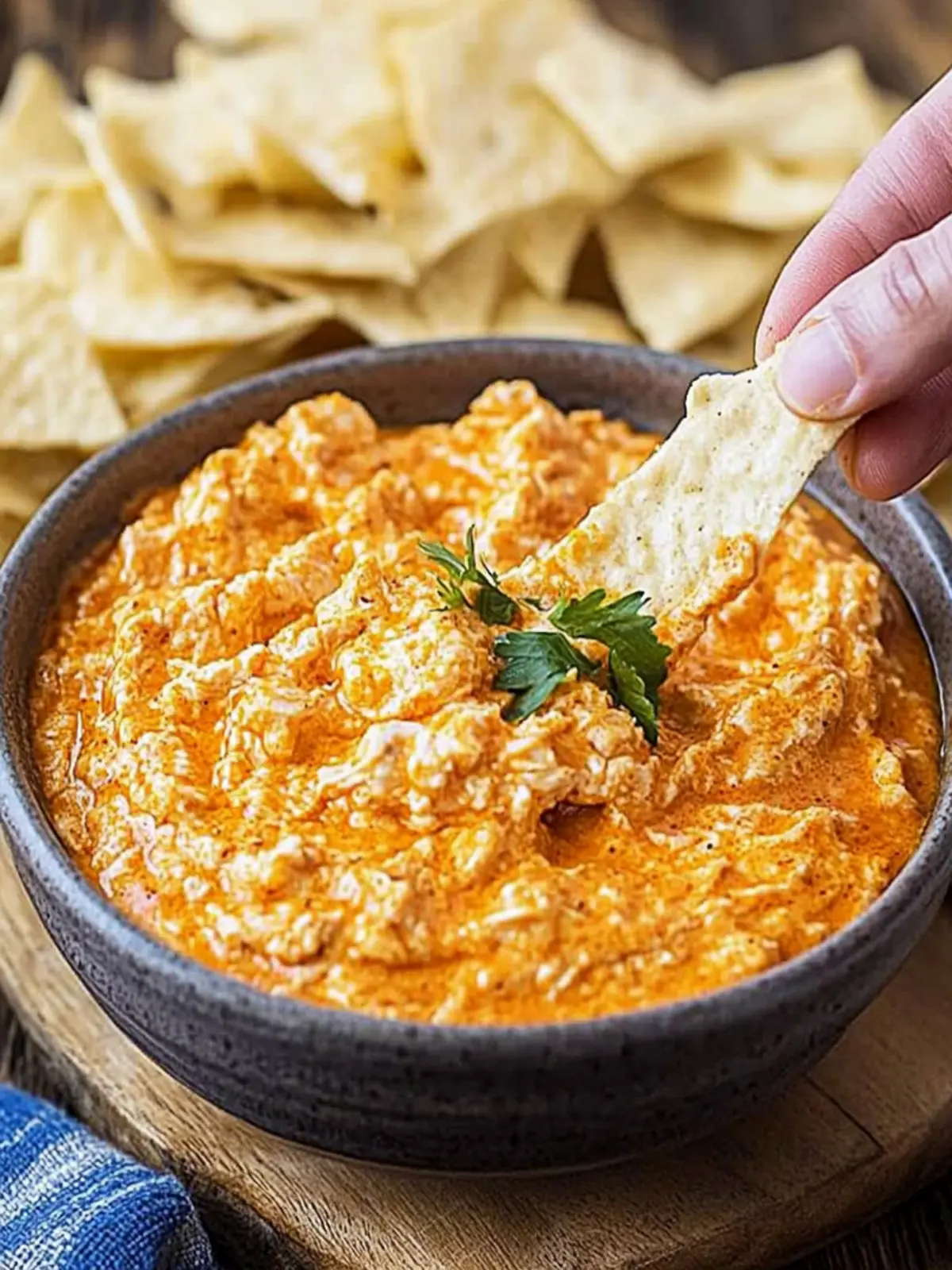 Crock Pot Buffalo Chicken Dip