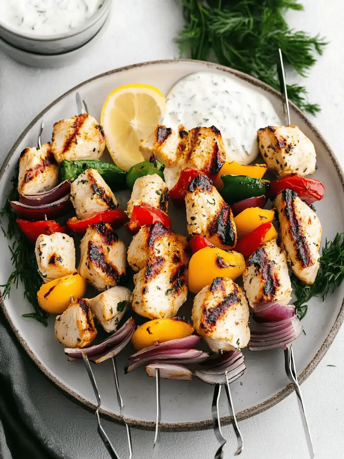 Greek Chicken Kabobs