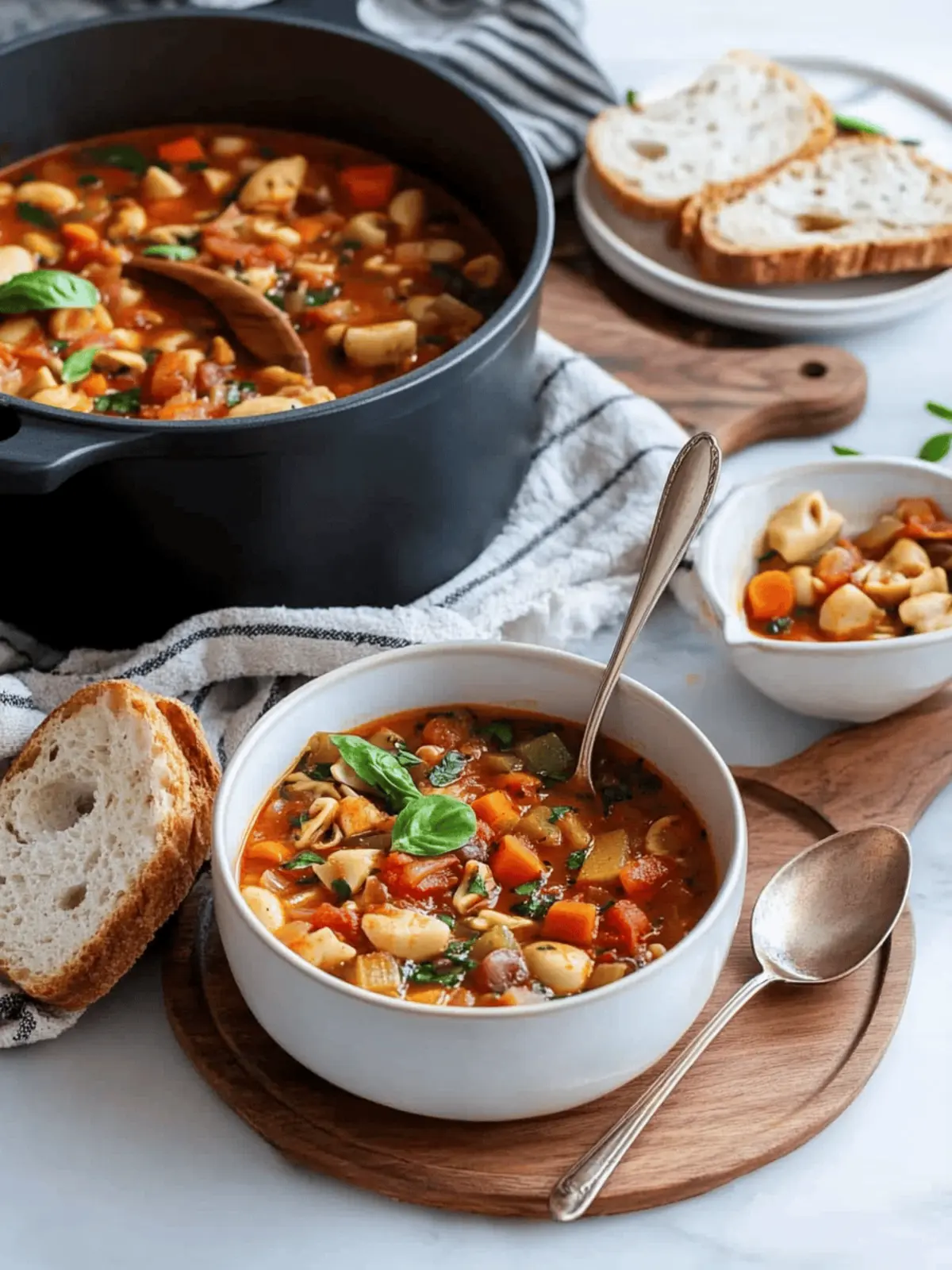 Delicious Minestrone Soup: A Veggie-Packed Comfort Bowl 3 Minestrone Soup