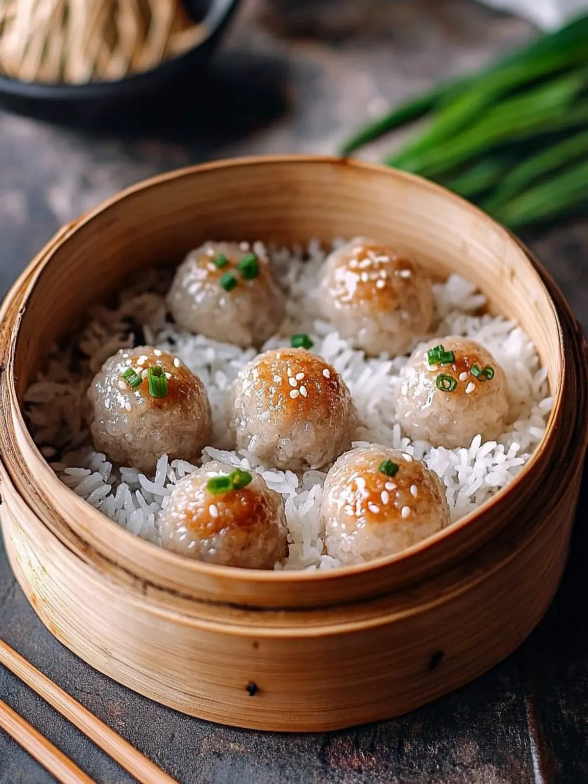 Delicious Chinese Pearl Meatballs with Sticky Rice Recipe to Wow Your Guests 4 Chinese Pearl Meatballs with Sticky Rice (çç 丸å)