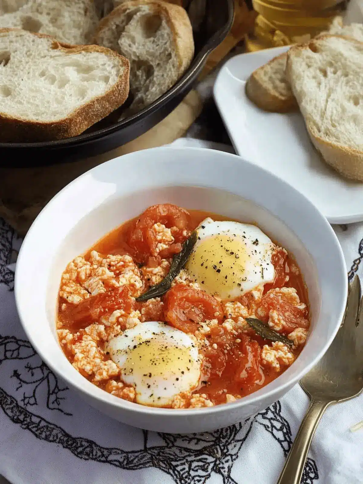 Nonno's Breakfast Special: Fried Tomatoes with Eggs