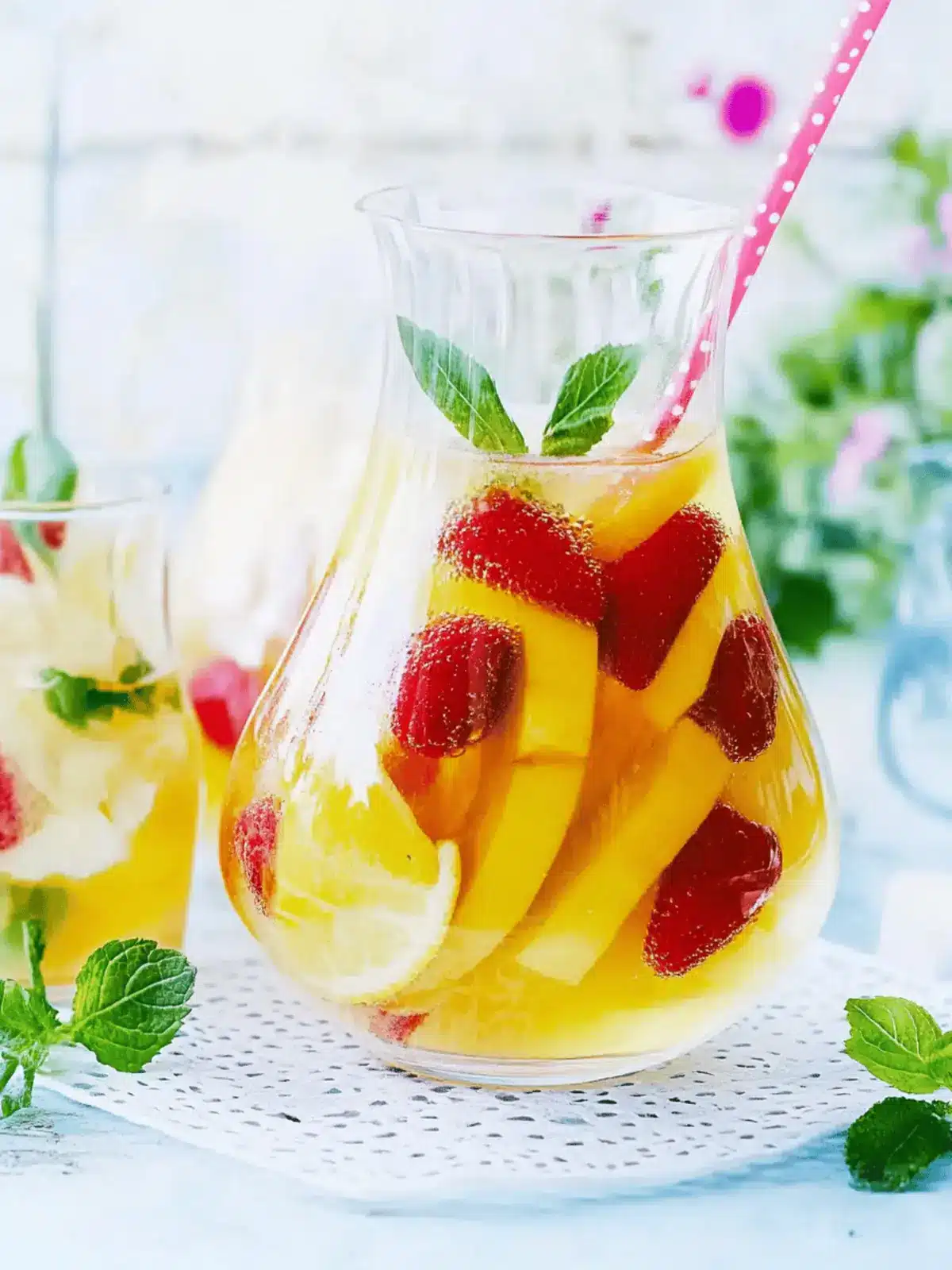 Refreshing White Summer Sangria for Effortless Summer Fun 2 White summer sangria