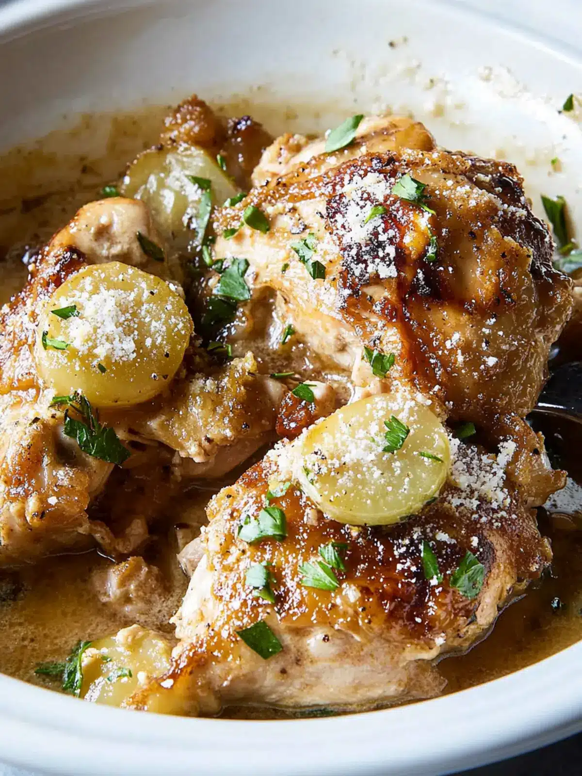 Slow-Cooker Garlic-Parmesan Chicken