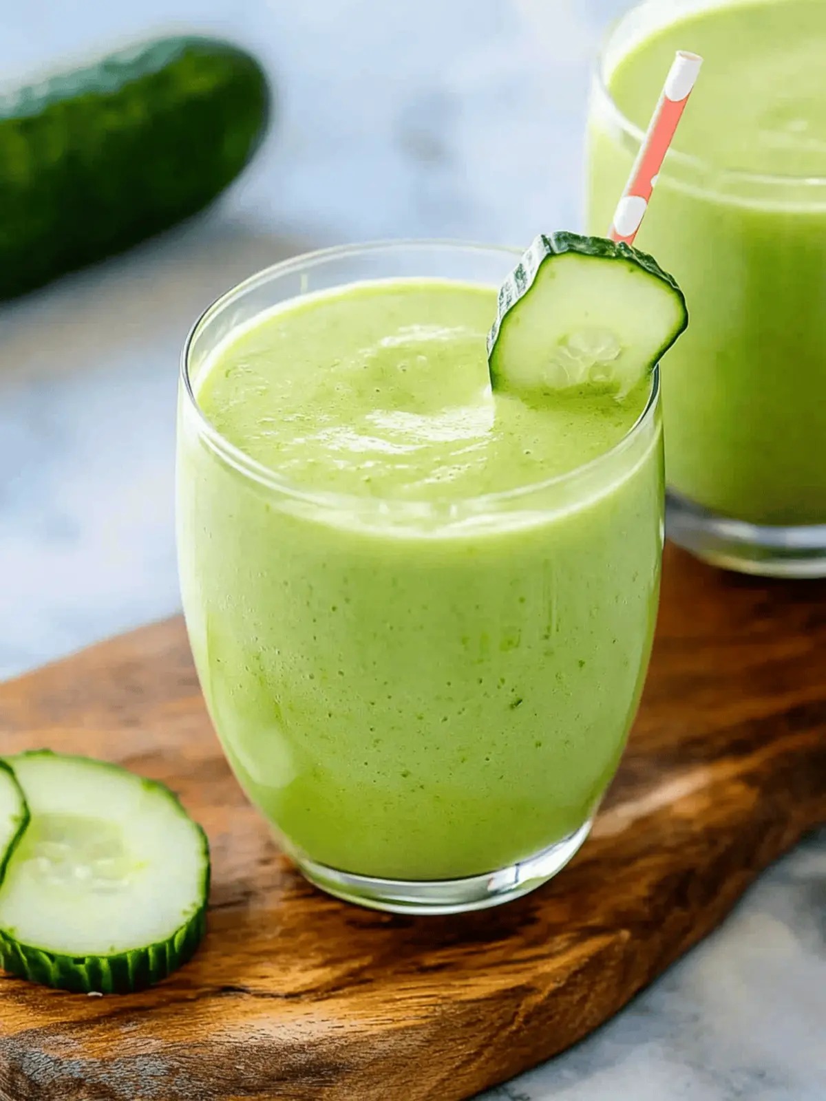 Delicious Cucumber Smoothie for a Refreshing Start! 2 Cucumber Smoothie