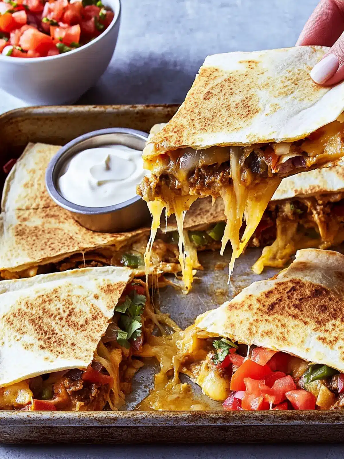 Sheet-Pan Quesadillas