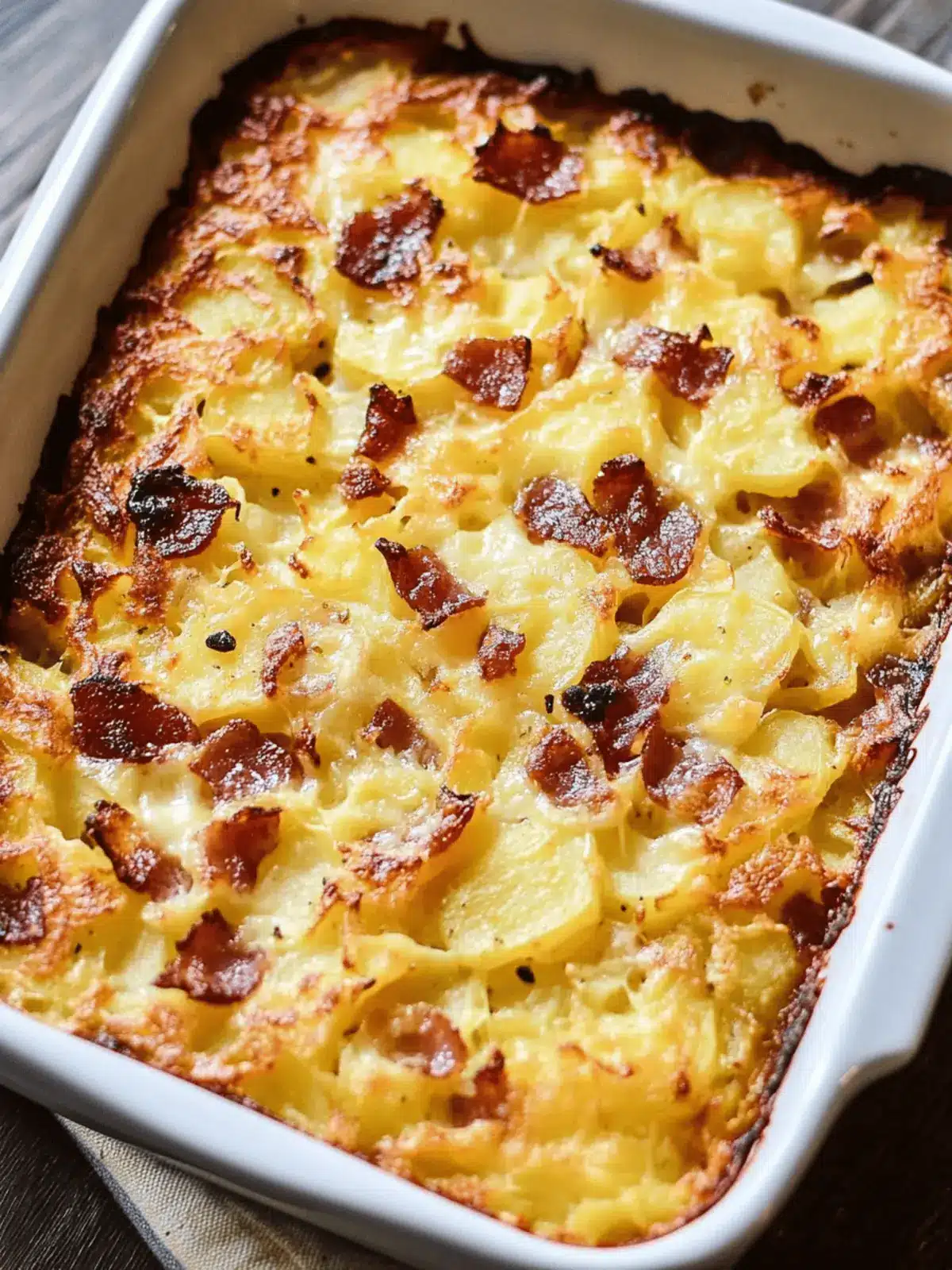 Bacon, Potato, and Egg Breakfast Casserole