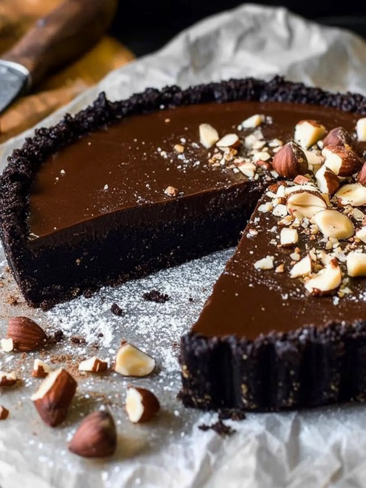 Chocolate Hazelnut Tart