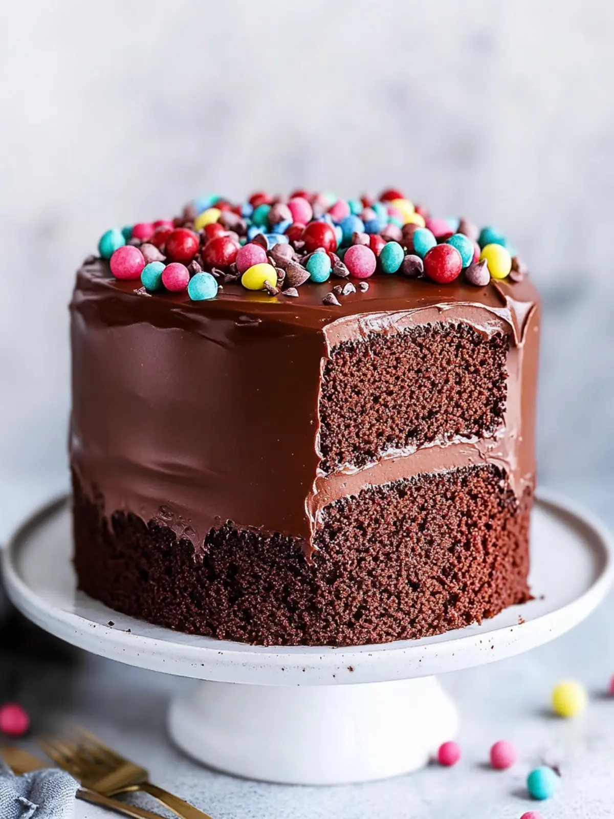 The Perfect One-Bowl Chocolate Cake