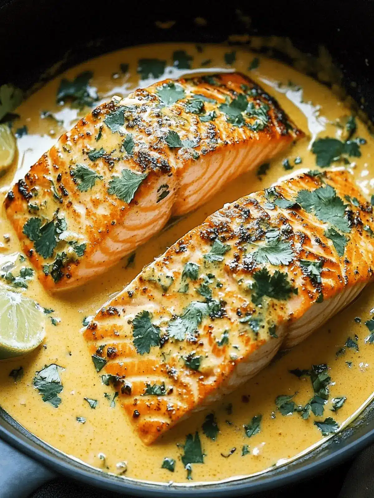 Creamy Curried Salmon Skillet: 20-Minute Gourmet Delight 3 Creamy Curried Salmon Skillet