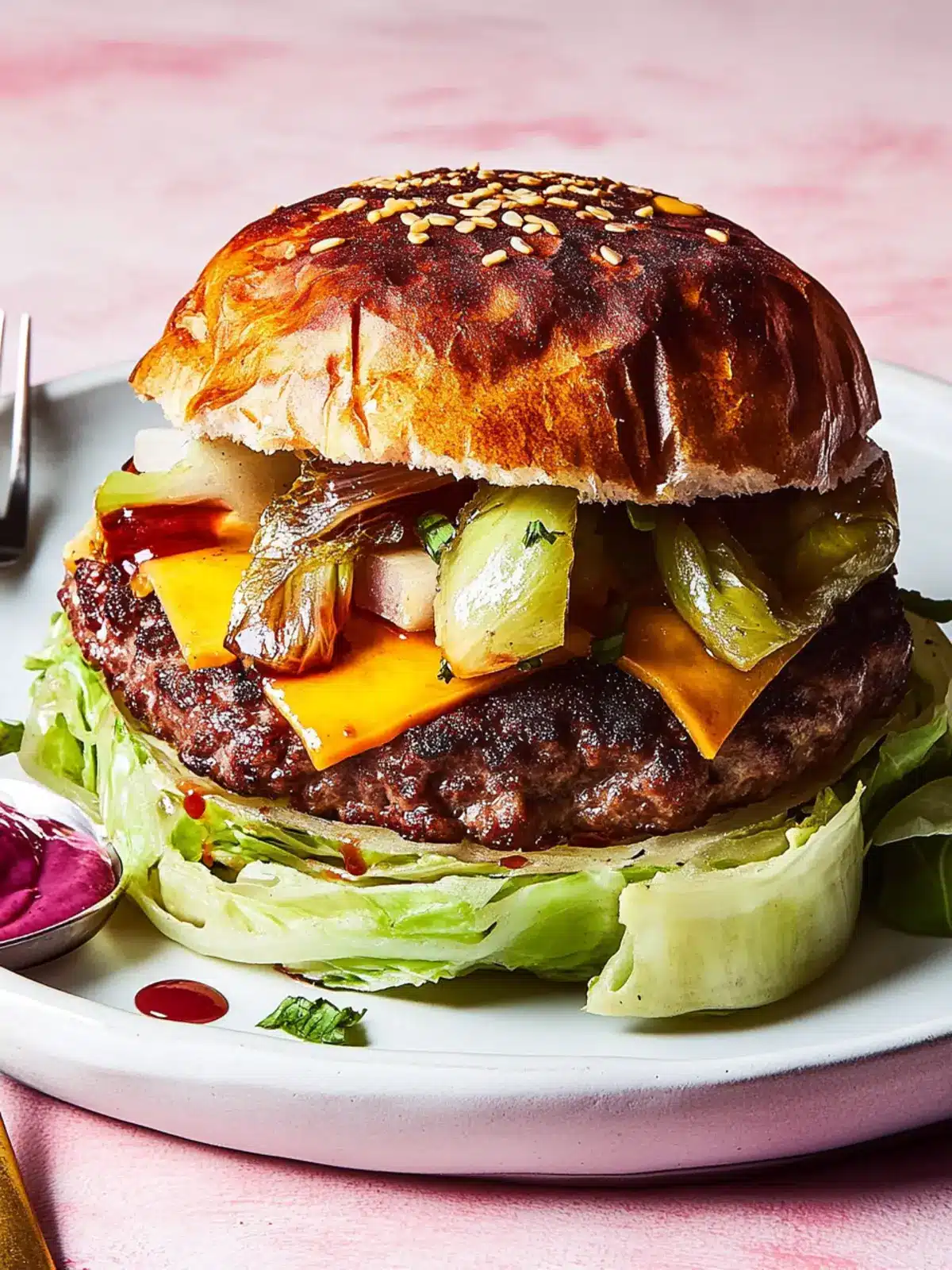 Savor the Flavor: Roasted Cabbage Burgers for a Healthy Twist 4 Roasted Cabbage Burgers