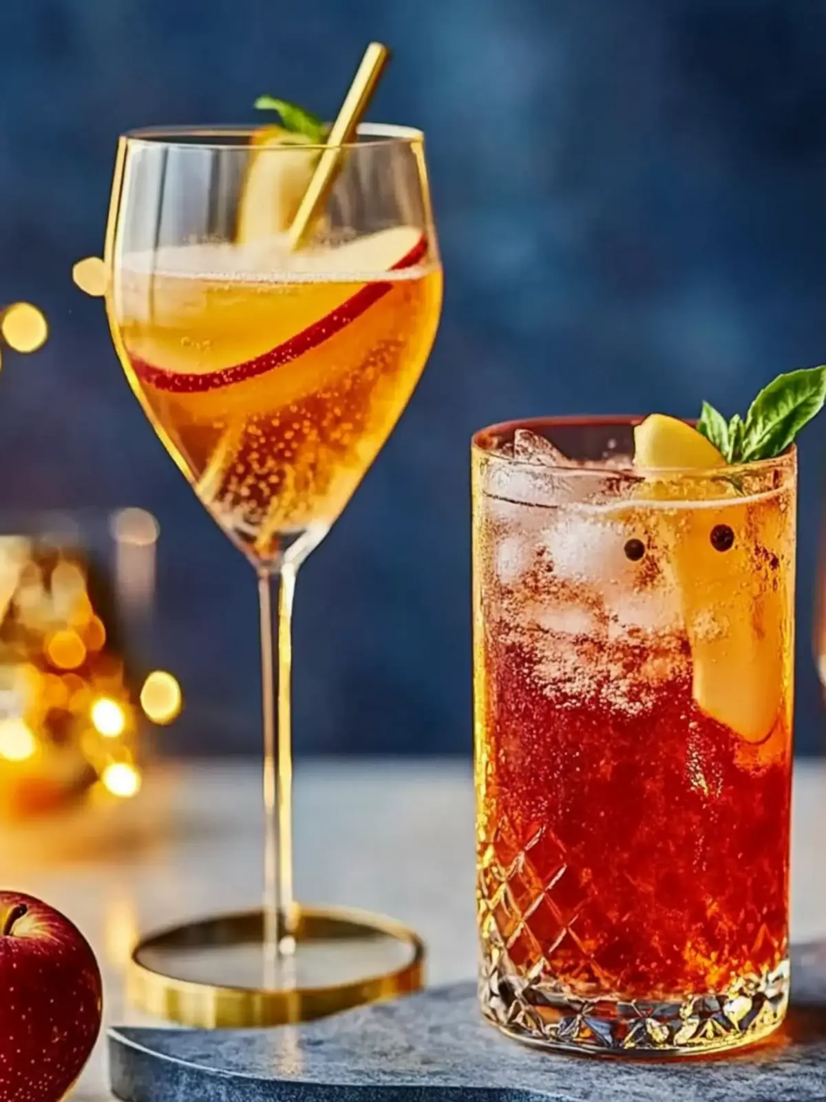 Delightful Apple Spritz: Your Festive Cocktail Upgrade 4 Apple spritz