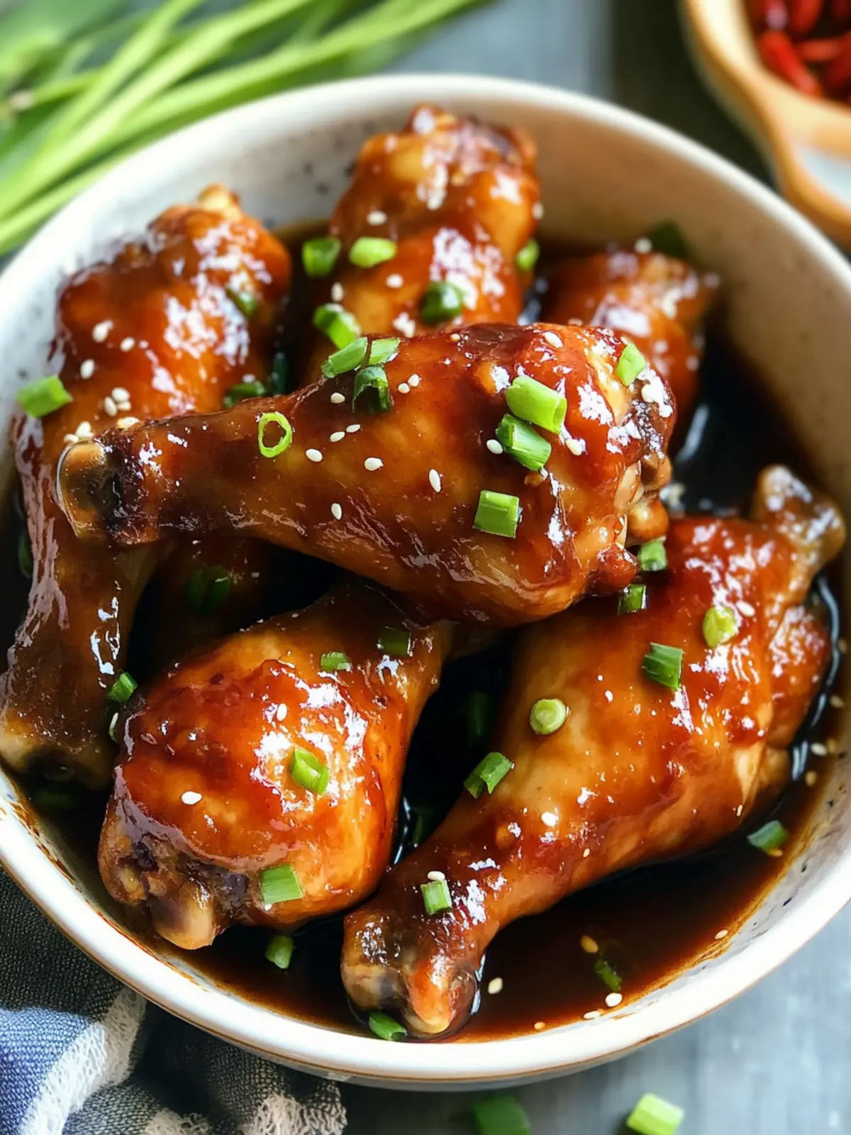 Delicious Sticky Chinese Cornfed Chicken Drumsticks Made Easy