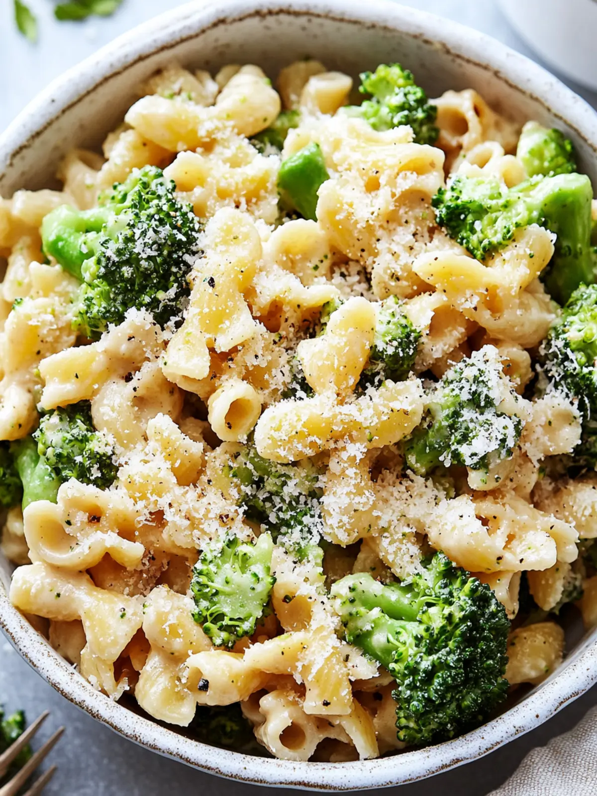 Broccoli Caesar Pasta Salad