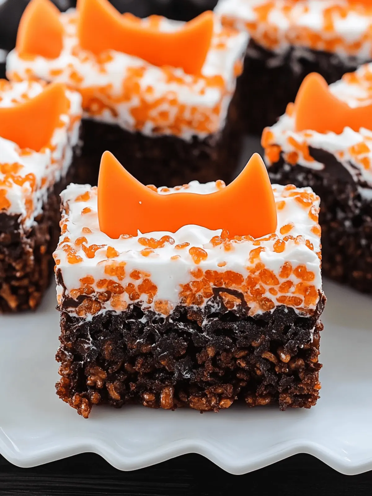 Delicious Halloween Brownie Rice Krispie Treats You ll Love 3 Halloween Brownie Rice Krispie Treats