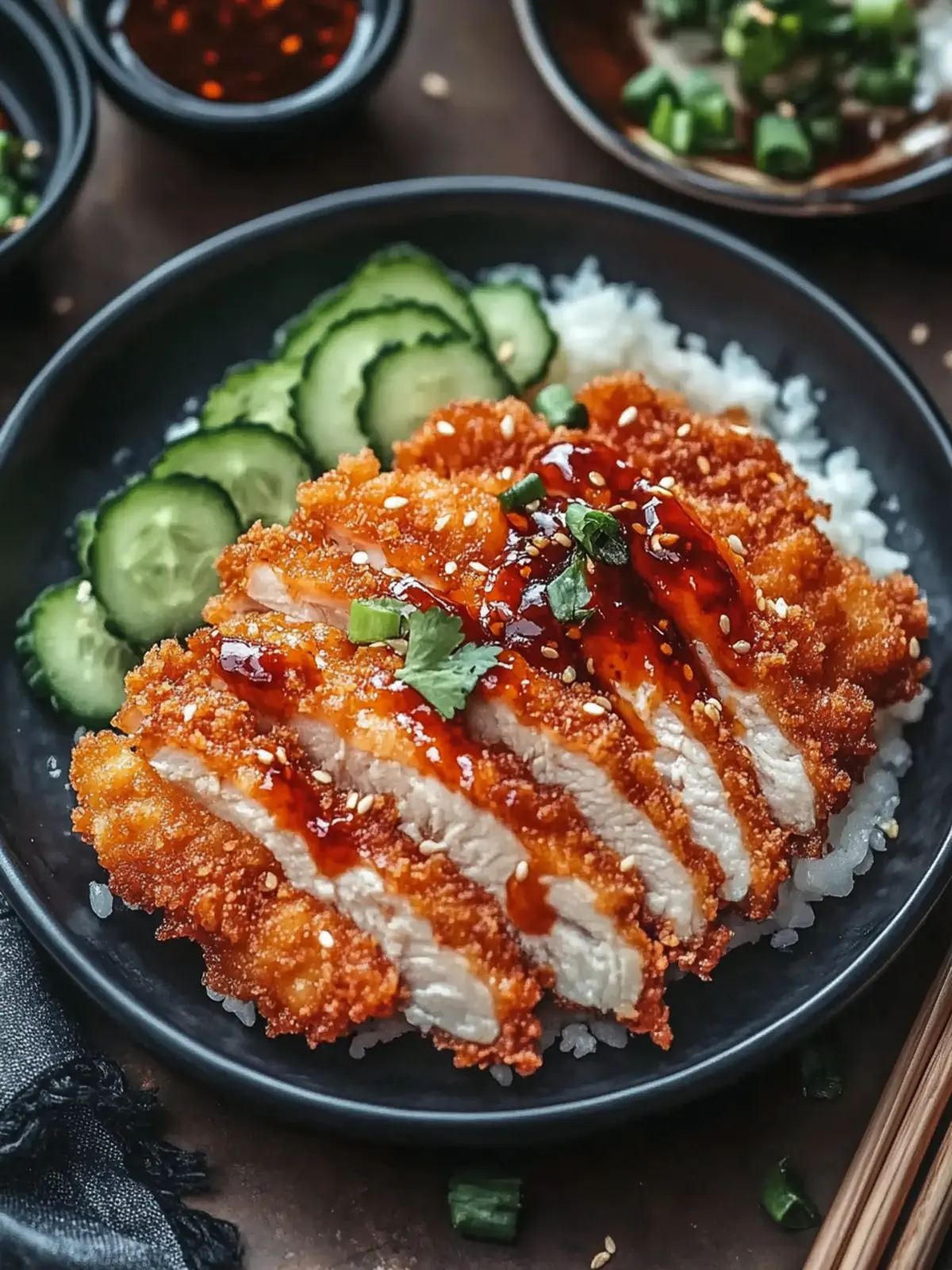 Spicy Korean Chicken Katsu: Crispy Crunch with a Fiery Twist
