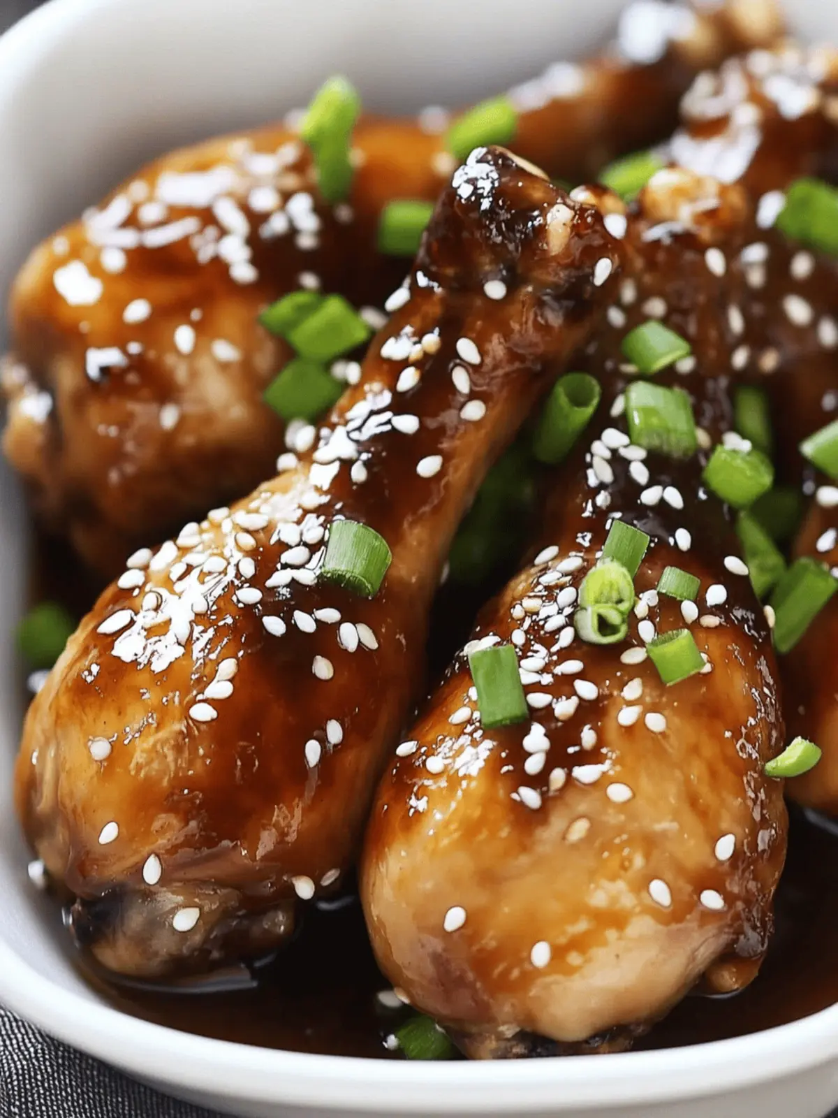 Sticky Japanese Glazed Chicken Drumsticks for Cozy Family Dinners 2 Sticky Japanese Glazed Chicken Drumsticks