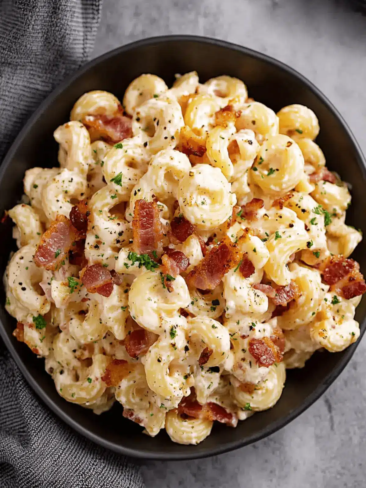 Creamy Bacon Cheddar Ranch Pasta Salad You ll Love This Recipe 4 Creamy Bacon Cheddar Ranch Pasta Salad