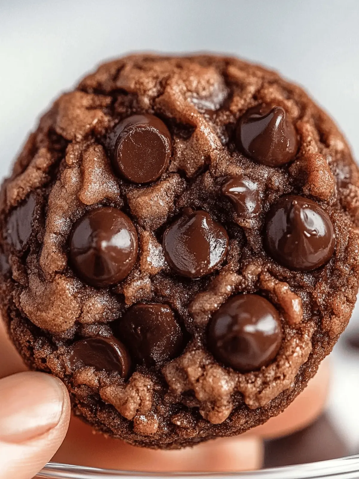 Chewy Double Chocolate Chip Cookies in Just 20 Minutes 4 Chewy Double Chocolate Chip Cookies