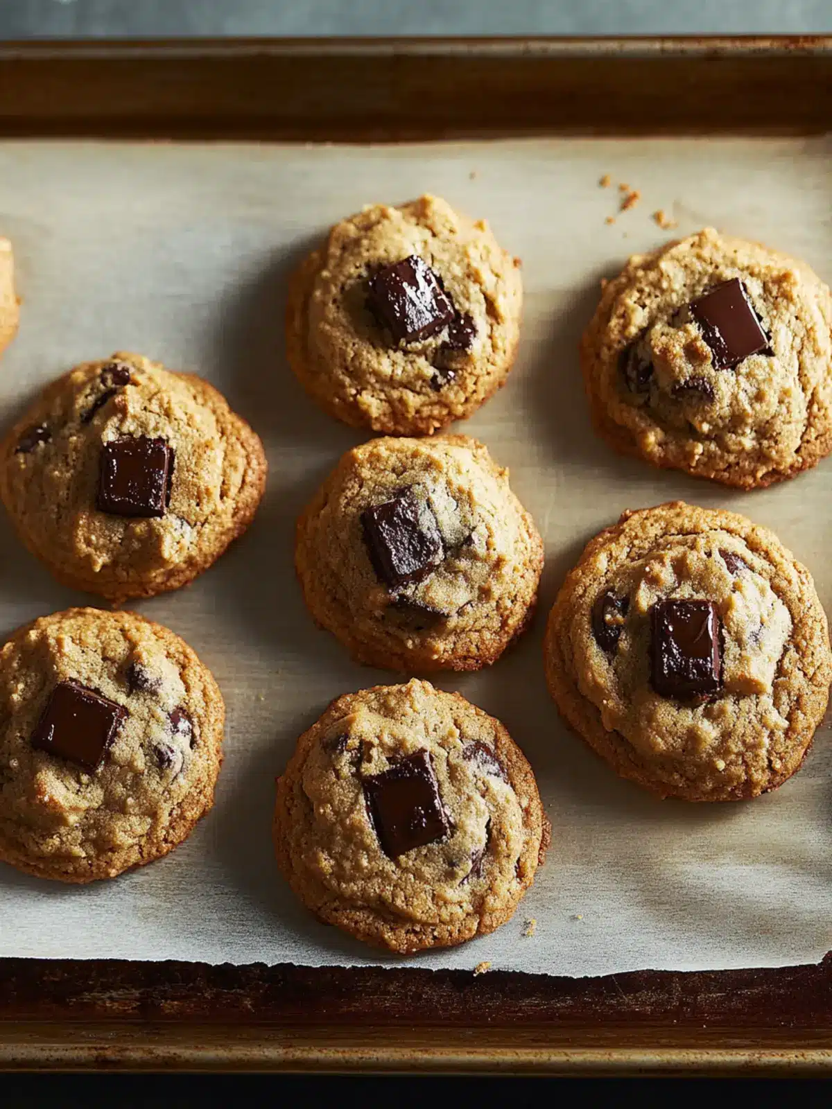 Banana Bread-Chocolate Chunk Cookies