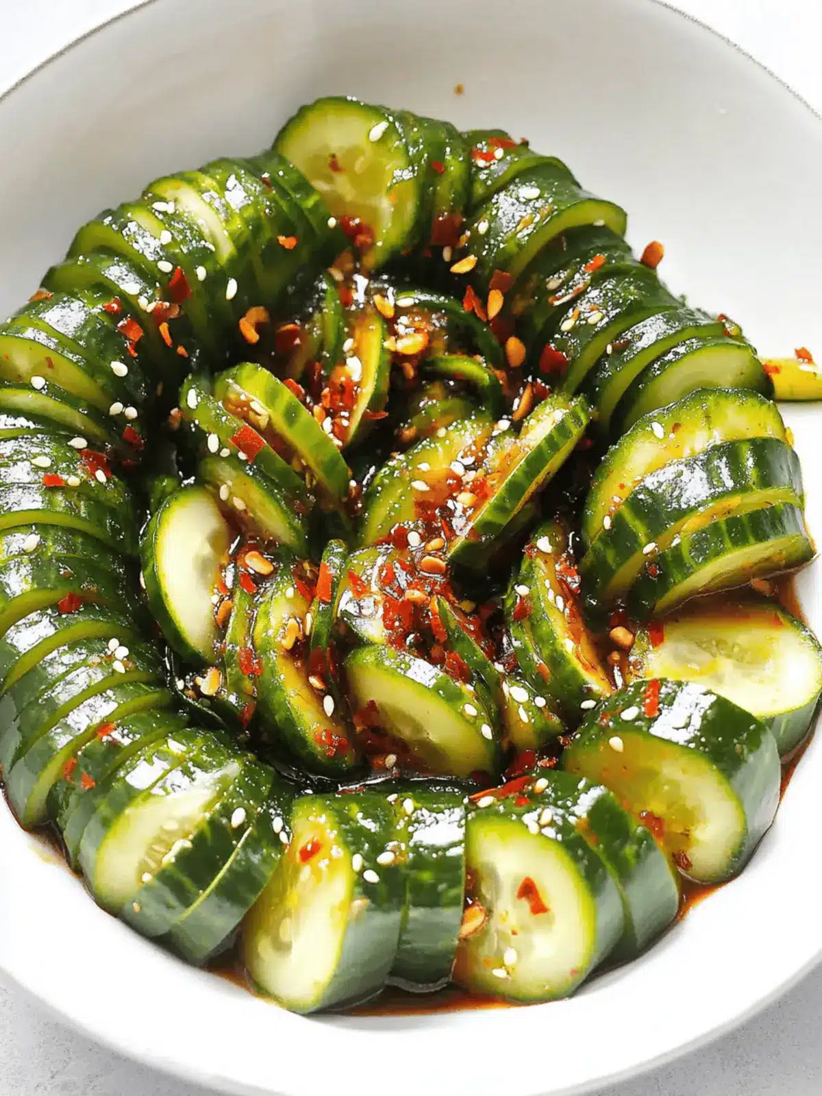 Spicy Asian Cucumber Salad
