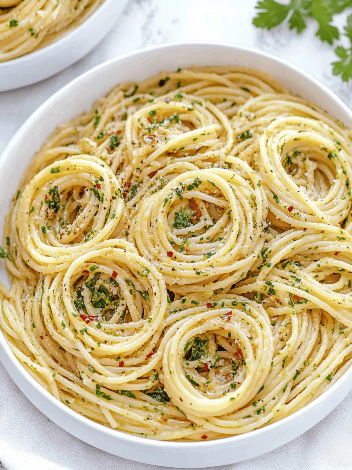 Spaghetti Aglio e Olio: Quick Italian Delight in 15 Minutes 4 Spaghetti Aglio e Olio