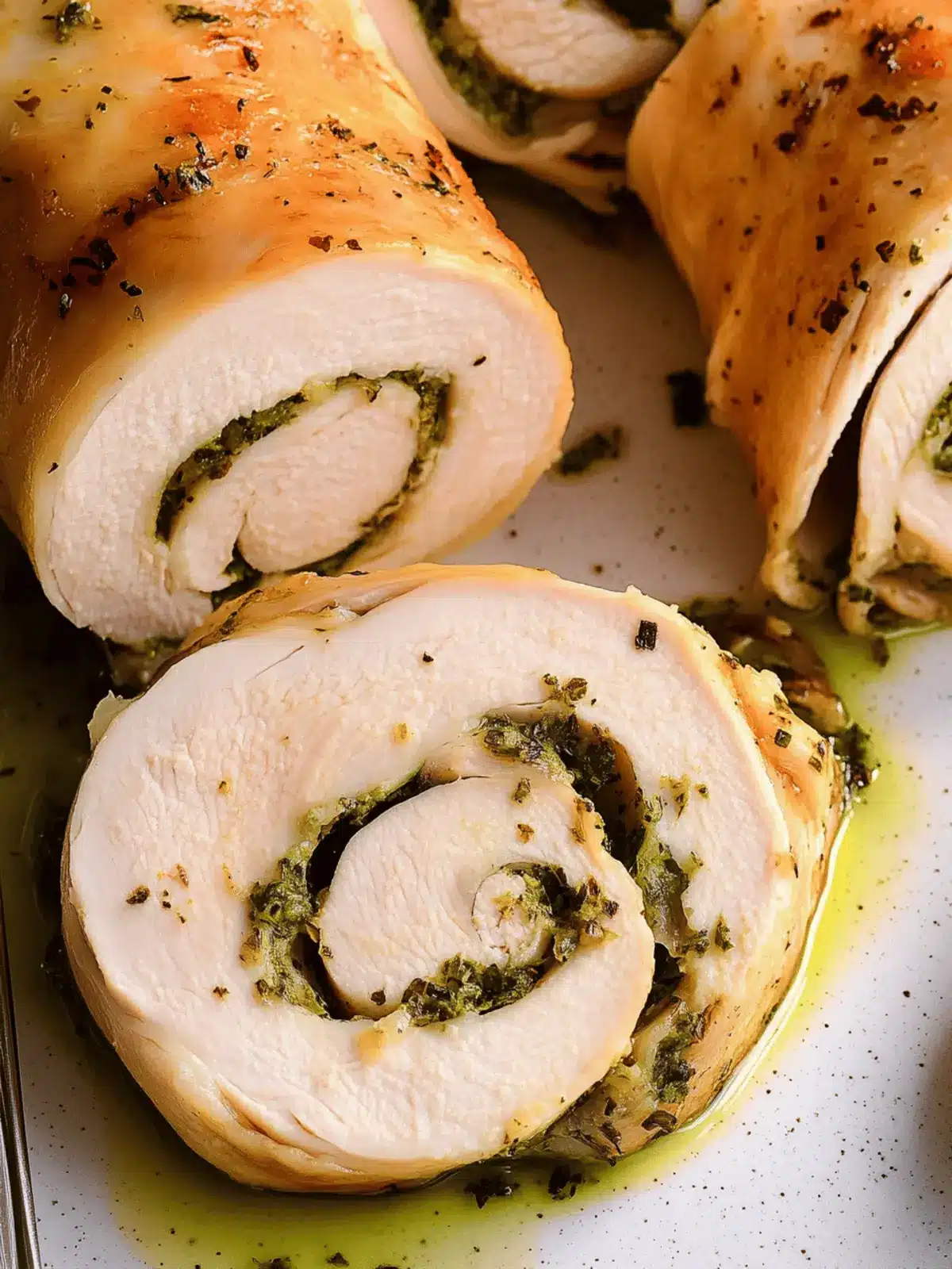 Garlic & Herb Turkey Roulade
