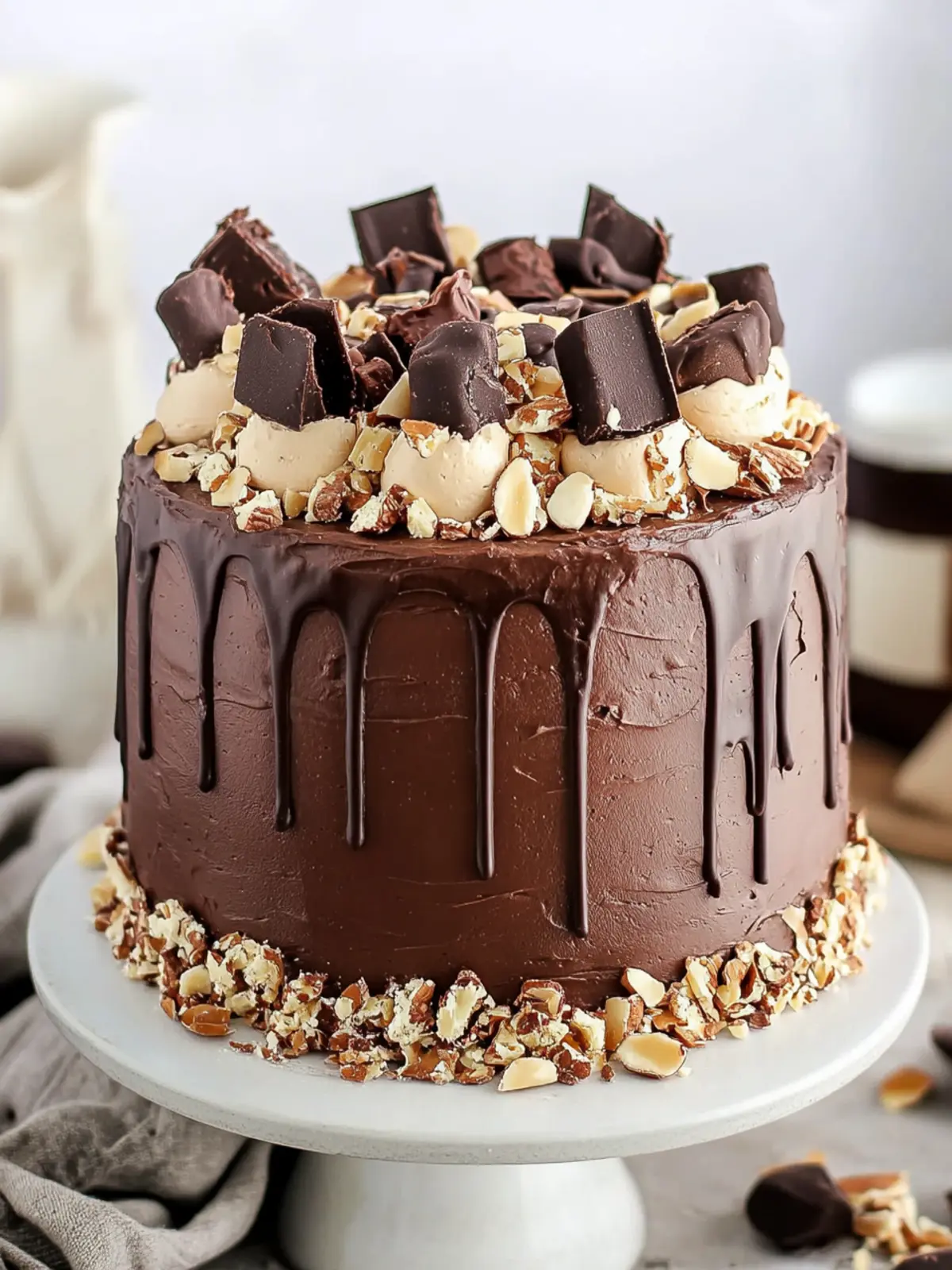 The Ultimate Snickers Cake