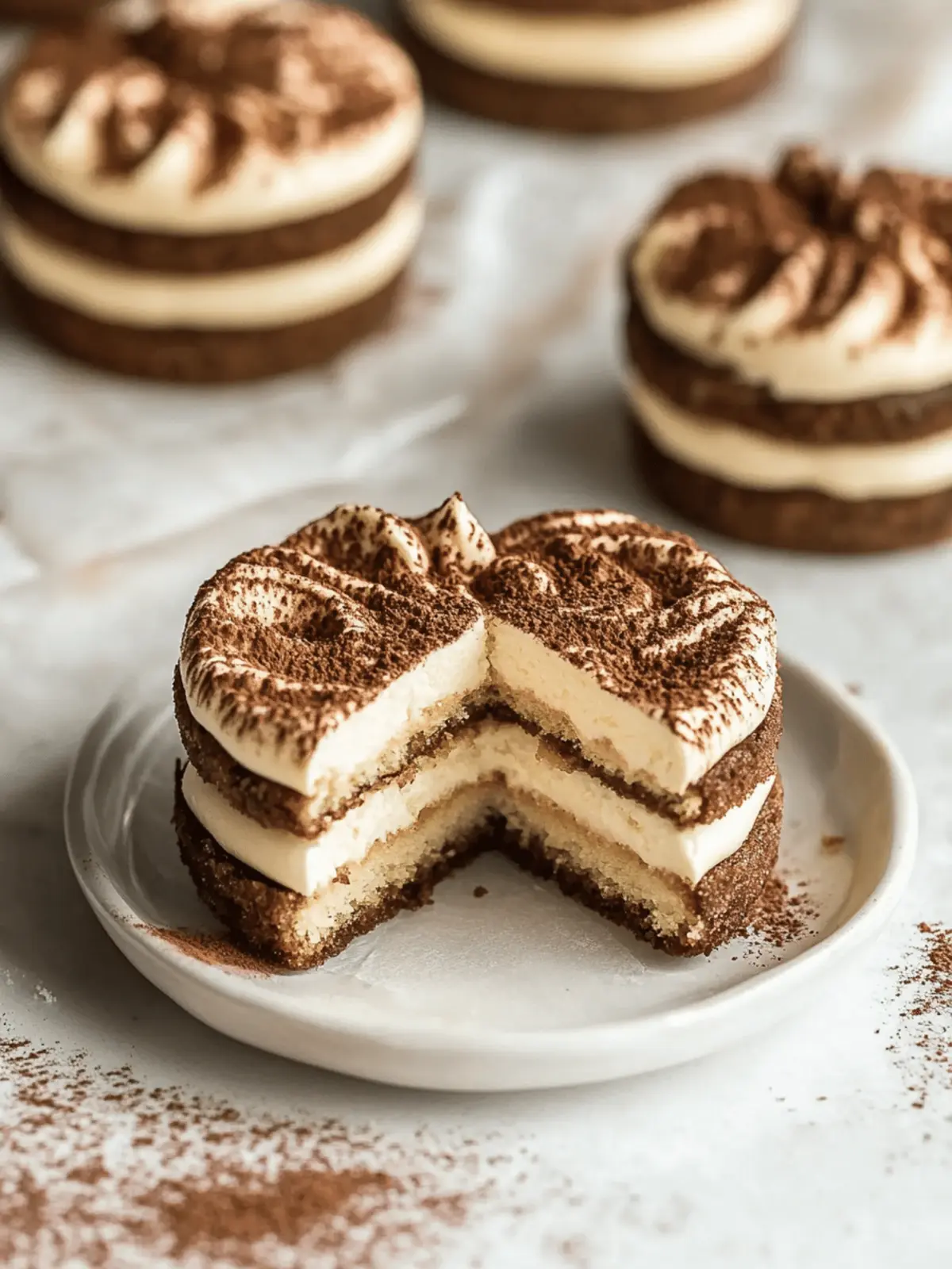 Tiramisu Sandwich Cookies Recipe