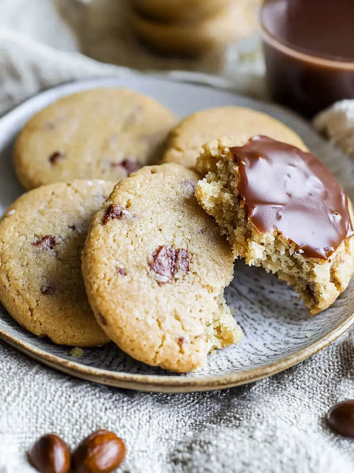 Melt in Your Mouth Coffee Hazelnut Shortbread Cookies Delight 2 Coffee Hazelnut Shortbread Cookies Melt in Your Mouth!