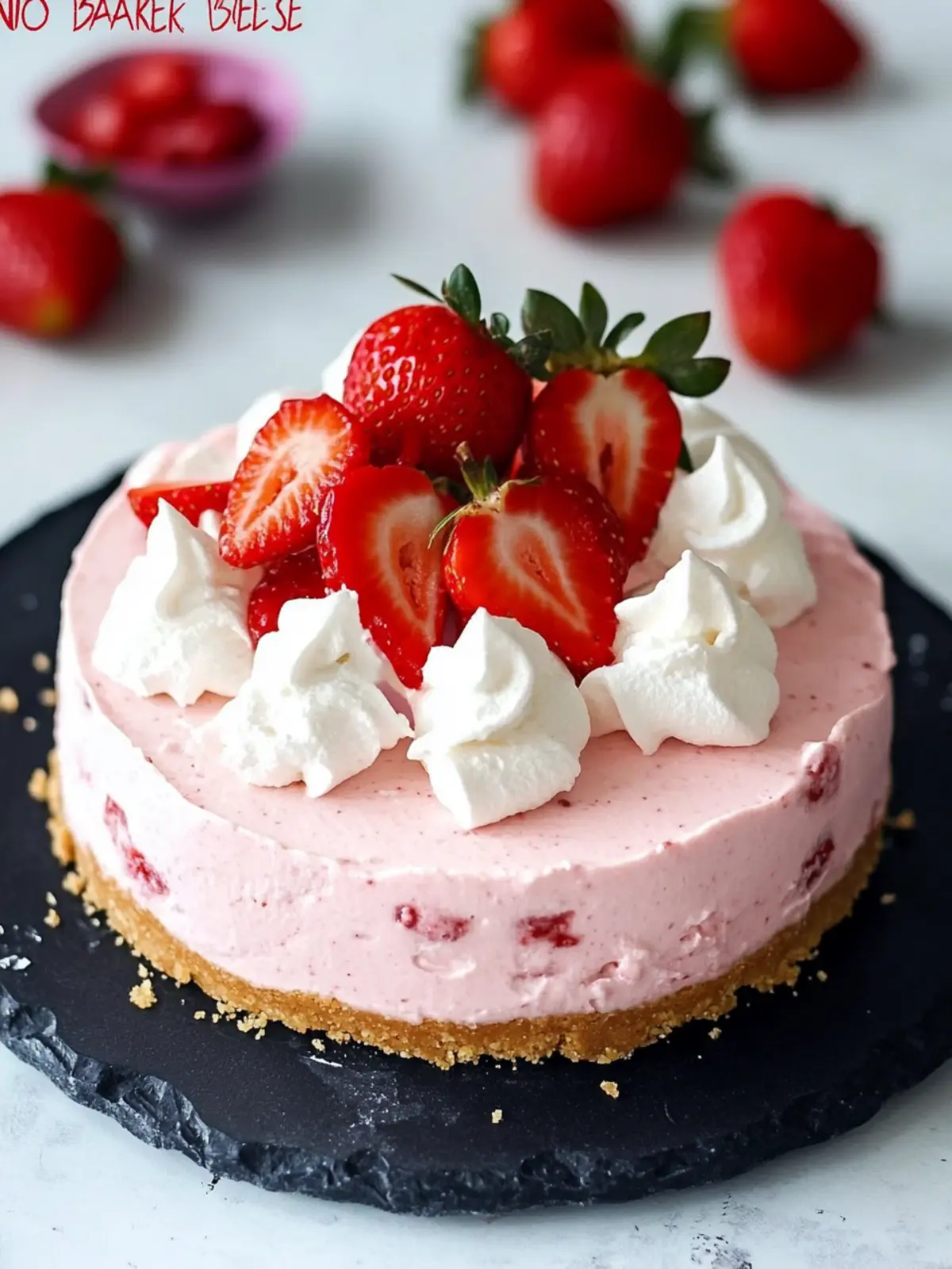 Decadent No Bake Strawberry Cheesecake for Effortless Indulgence 2 No Bake Strawberry Cheesecake