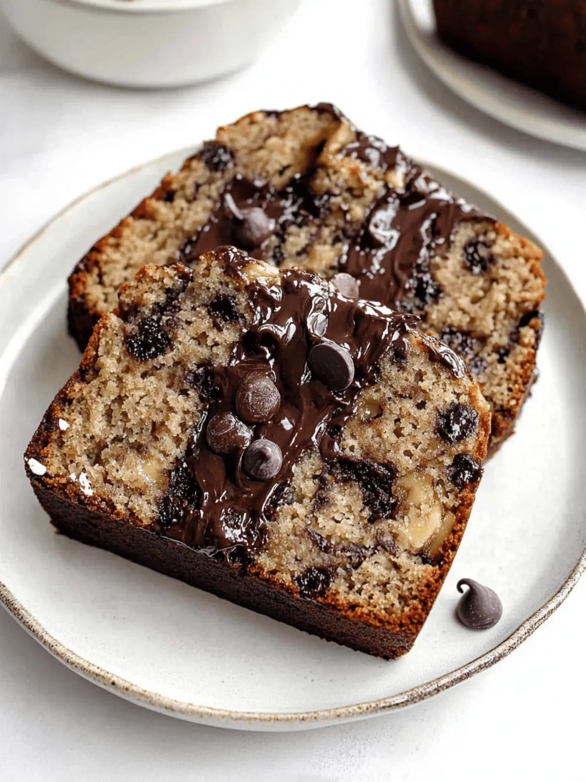 Gluten-Free Blender Banana Bread with Cottage Cheese and Chocolate Chips - Upbeet & Kaleing It