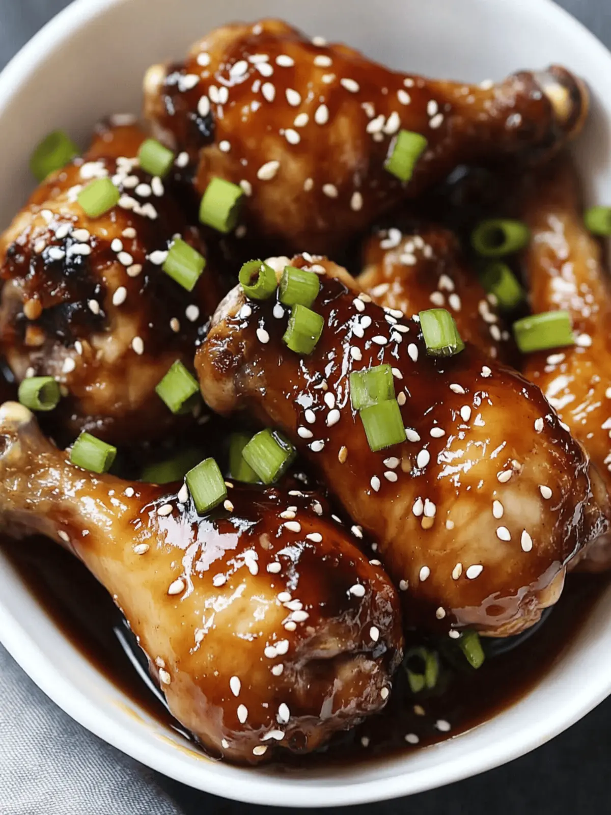 Sticky Japanese Glazed Chicken Drumsticks for Cozy Family Dinners 4 Sticky Japanese Glazed Chicken Drumsticks
