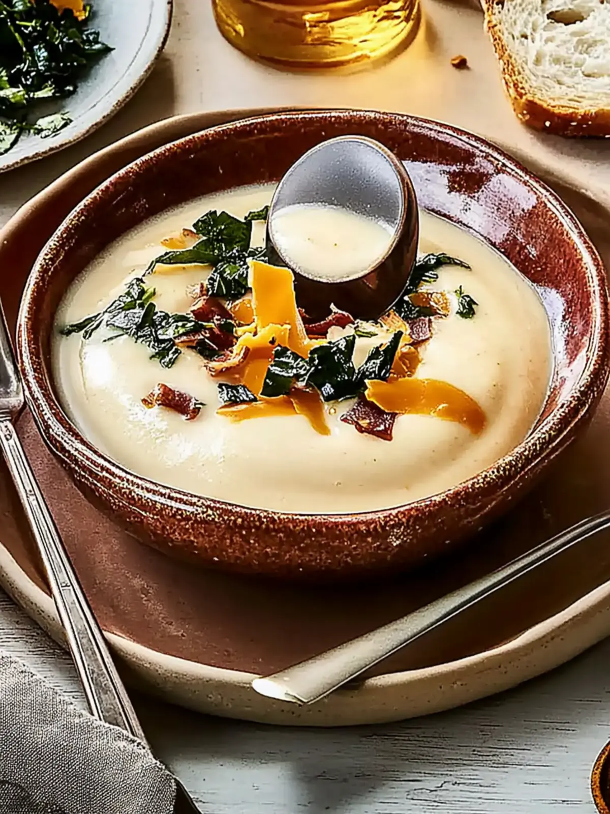Slow-Cooker Cheddar Soup