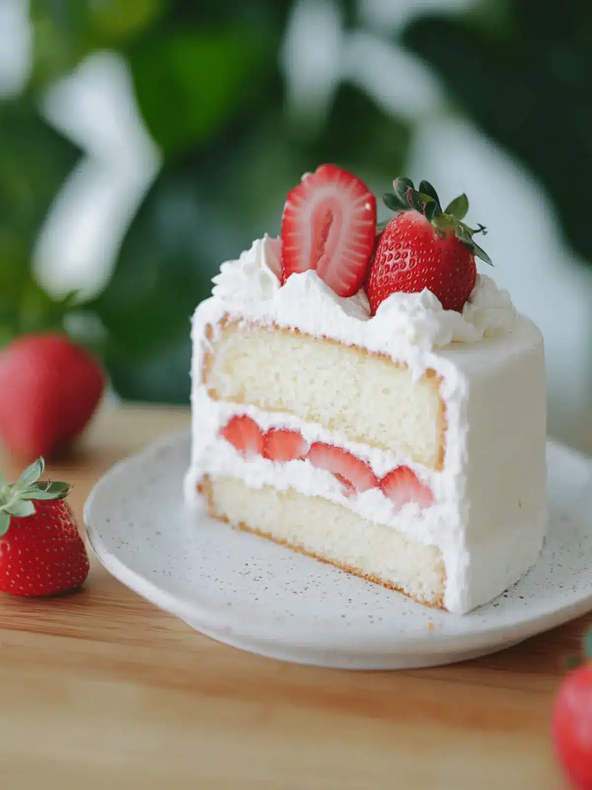 Asian Bakery Strawberry Chiffon Cake with Fresh Cream Bliss 4 Asian Bakery Strawberry Chiffon Cake with Fresh Cream