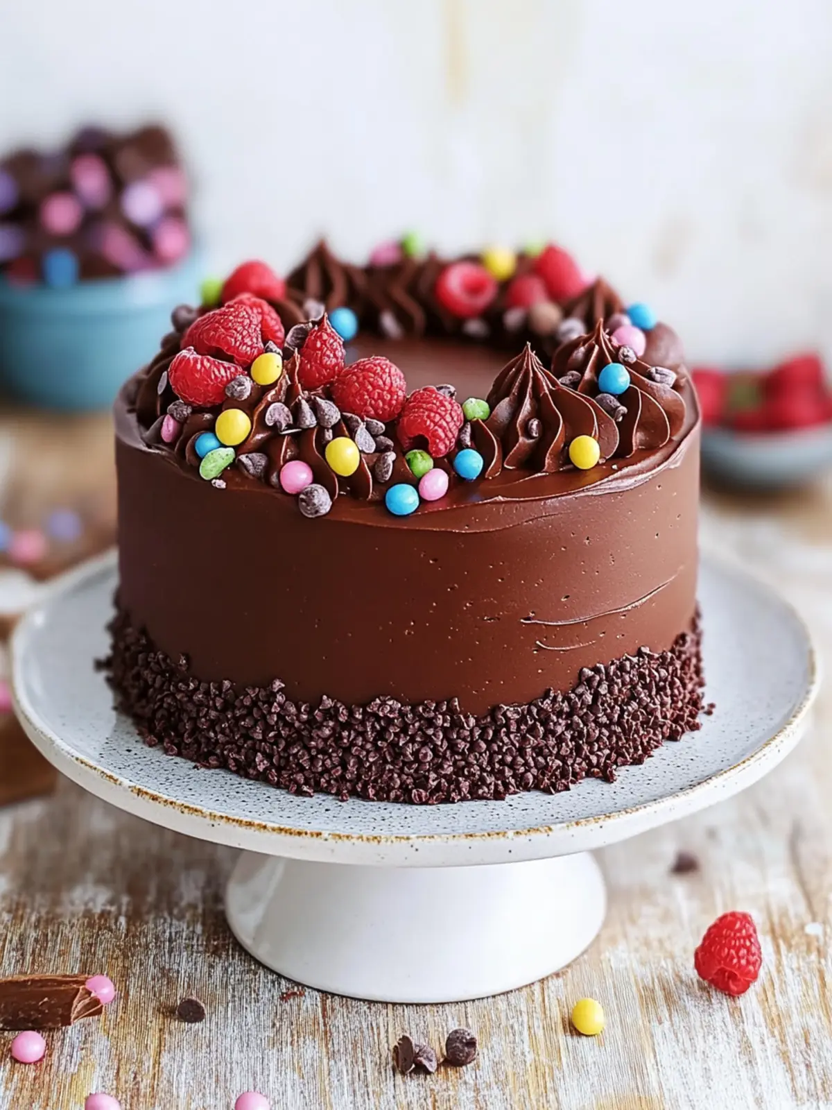 The Perfect One-Bowl Chocolate Cake