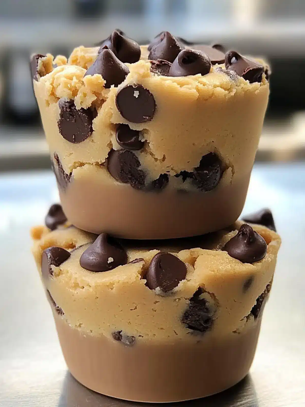 Chocolate Chip Cookie Dough Cups