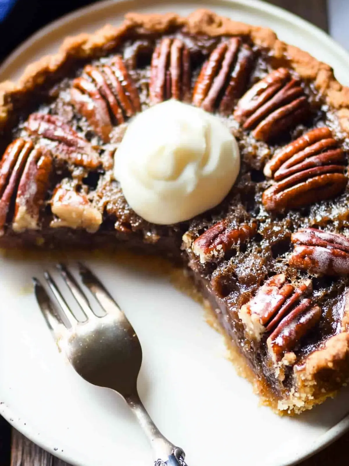 Maple Frangipane Pecan Pie