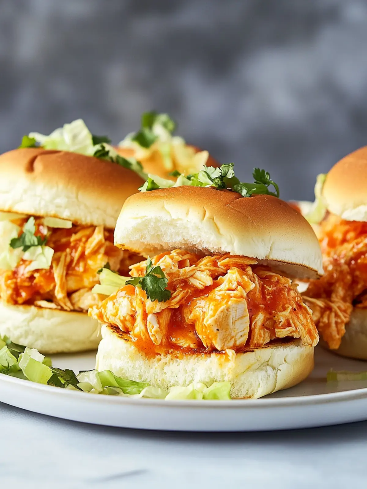 Instant Pot Buffalo Chicken Sliders