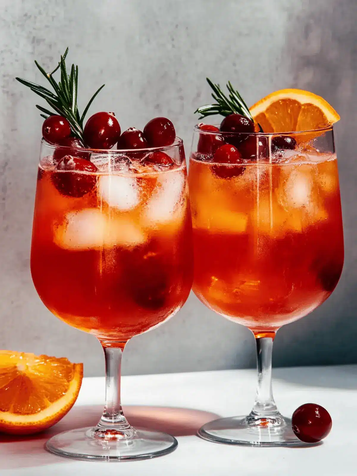 Cranberry-Aperol Spritz