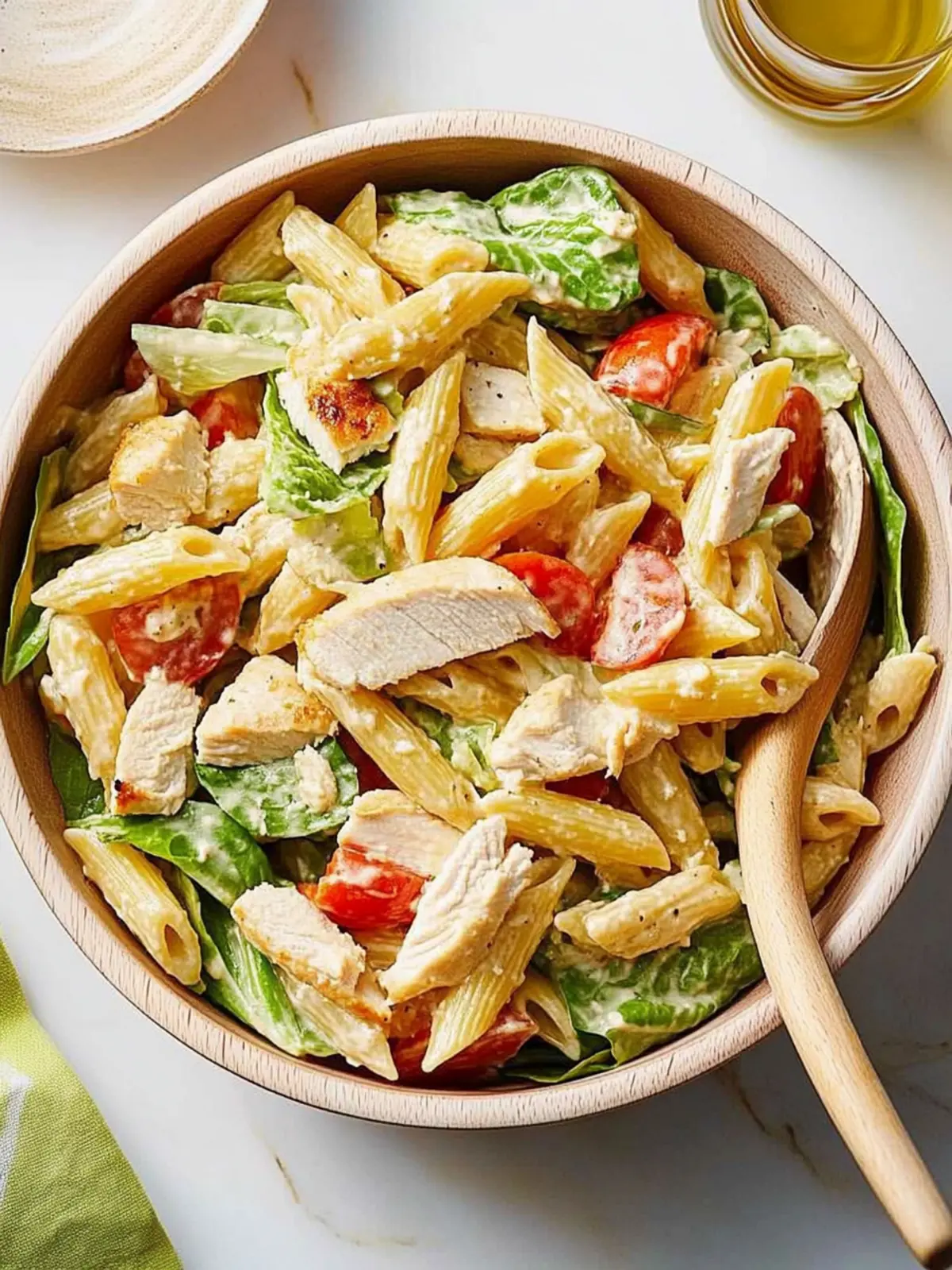 Chicken Caesar Pasta Salad