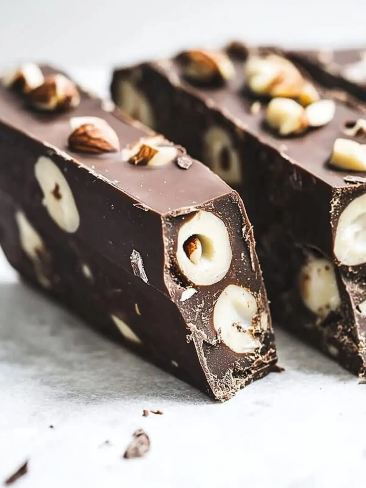 Chocolate Hazelnut Torrone ~ 3 Ingredients for Easy Bliss 4 Chocolate Hazelnut Torrone ~ 3 ingredients!