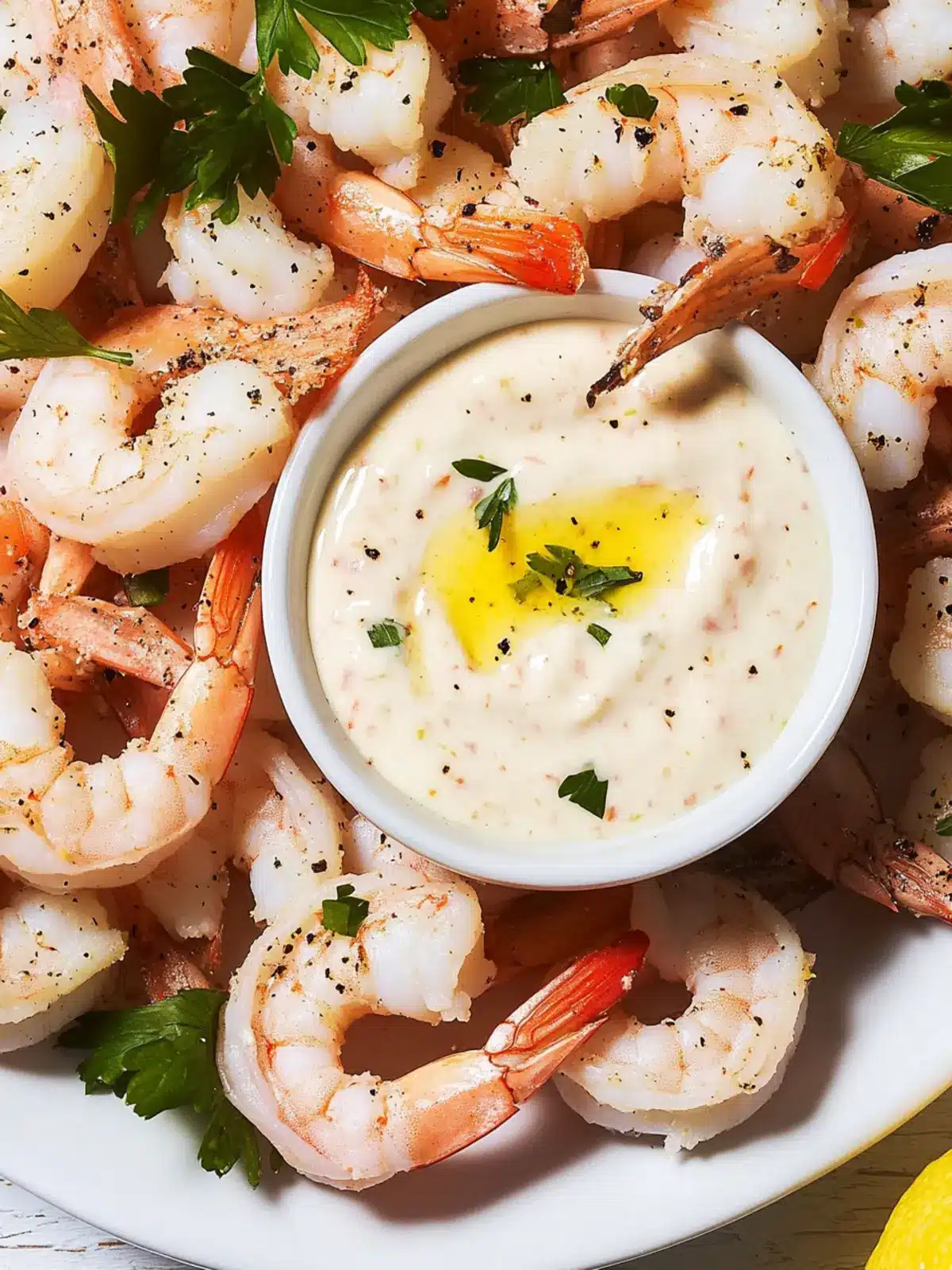 Roasted Shrimp Cocktail With Lemon-Horseradish Aioli
