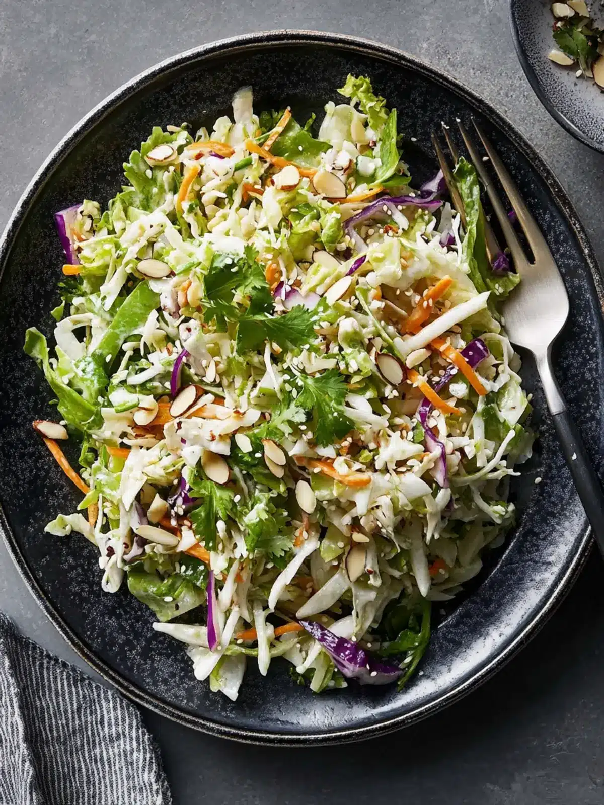 Sesame Almond Slaw